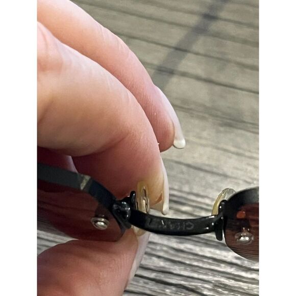 Chanel Rimless Sunglasses 4018 142/78 65‎ 17 120 Black CC Logo - Picture 8 of 10